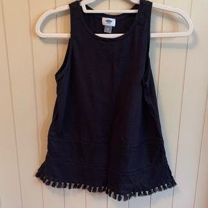 Old Navy sleeveless boho black tank top